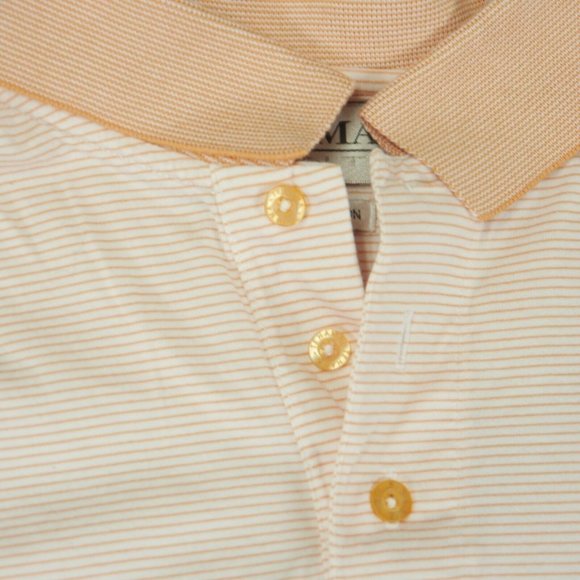 EUC Tehama Clint  Striped Multicolor COTTON Polo GOLF SHIRT  Men's Size XXL ANB - Picture 5 of 7